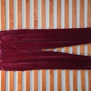 INC International Concepts Velvet Pink Trousers